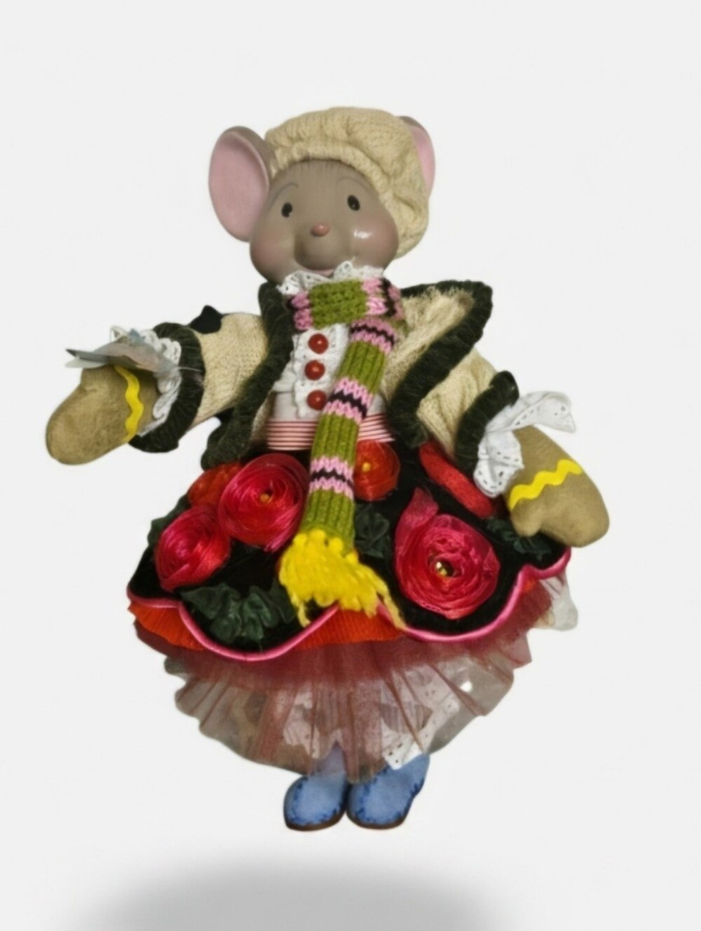 RARE Mary Engelbreit Katherine's Collection 14" Christmas Mouse Doll Wayne Klesk